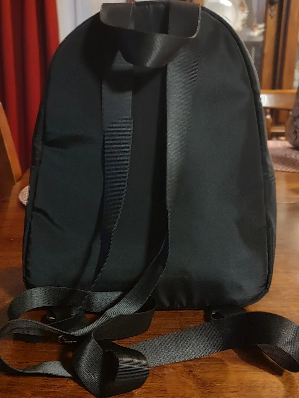 Classic Black Women’s Nylon Backpack - Sleek Everyday Carry